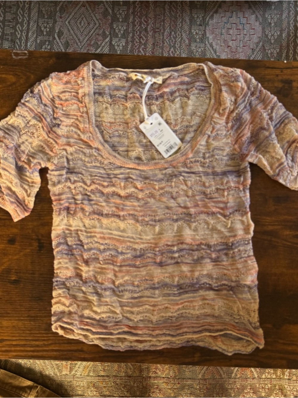 Marine Layer Sheer Striped Top